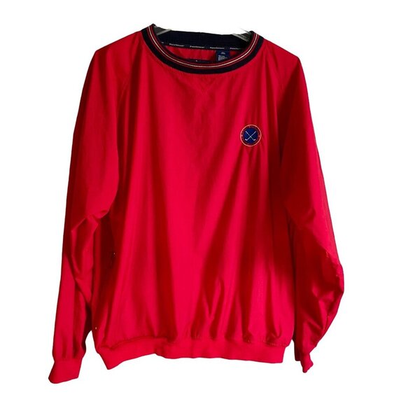 Payne Stewart Red Pullover Golf Jacket Windbreaker Big Tall XLT - Picture 1 of 11